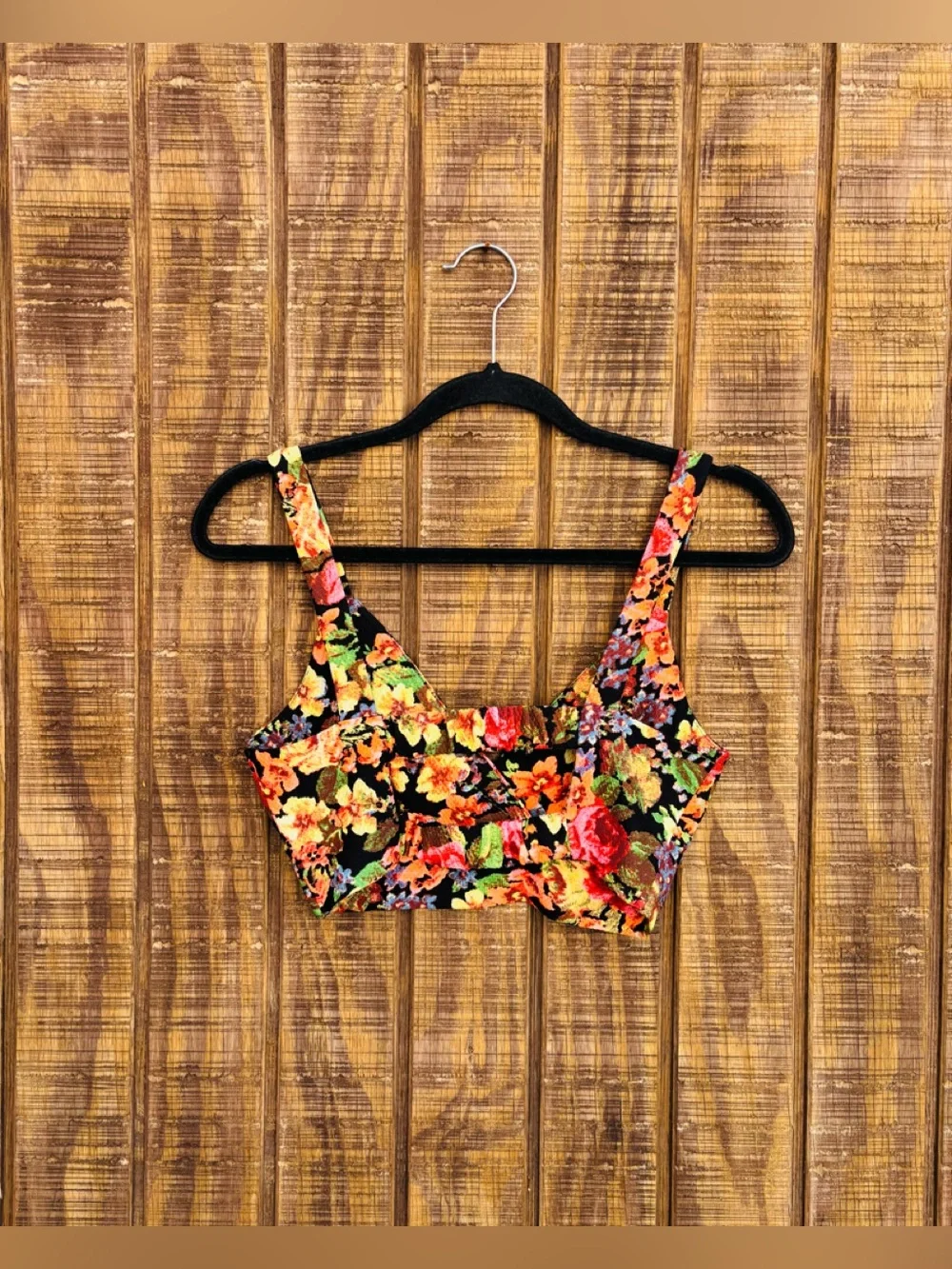 Tyche Floral Bohemian Bikini Top
